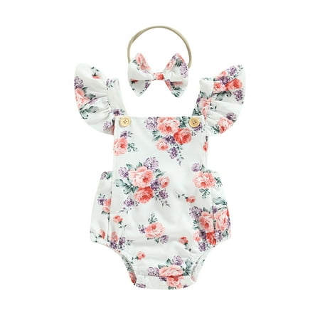 Xkwyshop Sister Brother Matching Clothes Baby Girls Floral Print Fly Sleeve Romper with Headband White Sister 12-18 Months
Xkwyshop Sister Brother Matching Clothes Baby Girls Floral Print Fly Sleeve Romper with Headband White Sister 12-18 Months