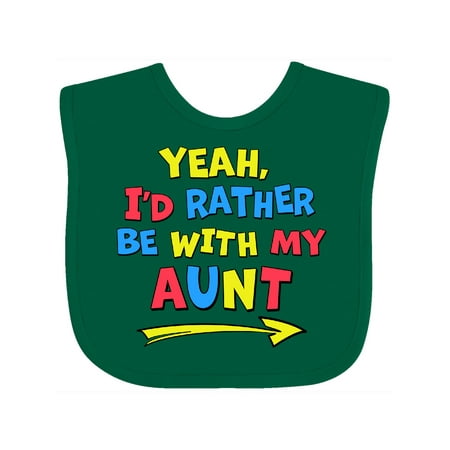 Inktastic Yeah I d Rather Be with My Aunt in Red Yellow and Blue Gift Baby Boy or Baby Girl Bib
Inktastic Yeah I d Rather Be with My Aunt in Red Yellow and Blue Gift Baby Boy or Baby Girl Bib