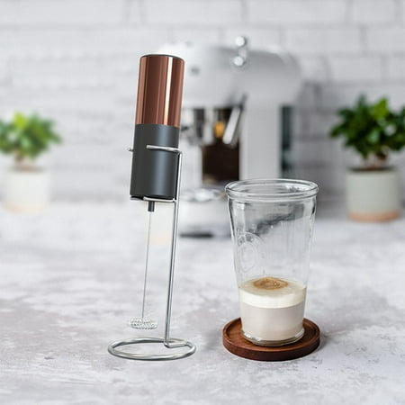 Electric Whisk Handheld Foamer Coffee Maker Egg Beater for Cappuccino Stirrer Food Blender- Gold
Electric Whisk Handheld Foamer Coffee Maker Egg Beater for Cappuccino Stirrer Food Blender- Gold