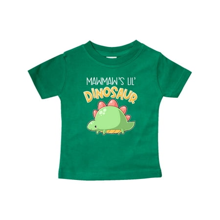 Inktastic Mawmaw s Lil Dinosaur with Cute Stegosaurus Gift Baby Boy or Baby Girl T-Shirt