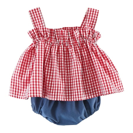 Girls Outfits Sets Plaid Printed Skirts Sleeveless Tops Shorts 2PCS Kids Children Spring Summer Cute Fashion Leisure Outwear Suit
Girls Outfits Sets Plaid Printed Skirts Sleeveless Tops Shorts 2PCS Kids Children Spring Summer Cute Fashion Leisure Outwear Suit