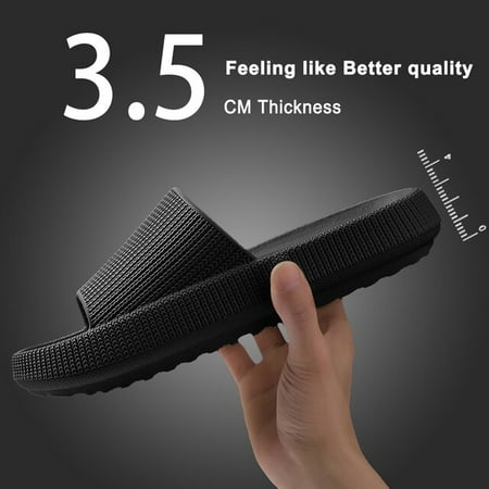 QWZNDZGR Women Thick Platform Cloud Slippers Summer Beach EVA Soft Sole Slides Sandals Leisure Men Ladies Indoor Bathroom Anti-Slip Shoes
QWZNDZGR Women Thick Platform Cloud Slippers Summer Beach EVA Soft Sole Slides Sandals Leisure Men Ladies Indoor Bathroom Anti-Slip Shoes