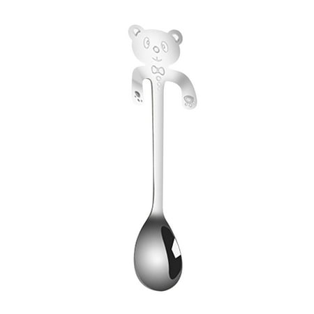 Spoons WMYBD Creative Stainless Steel Bear Dessert Spoon Honey Blending Dessert Spoon Coffee Blending Spoon 
Spoons WMYBD Creative Stainless Steel Bear Dessert Spoon Honey Blending Dessert Spoon Coffee Blending Spoon
