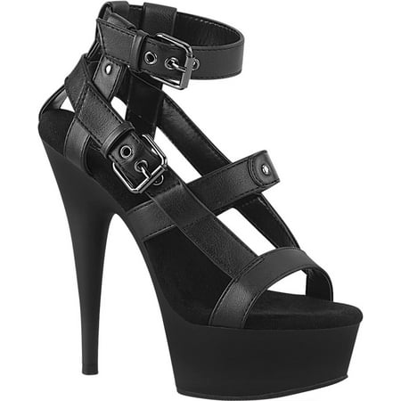 Women s Pleaser Delight 637 Heeled Strappy Sandal