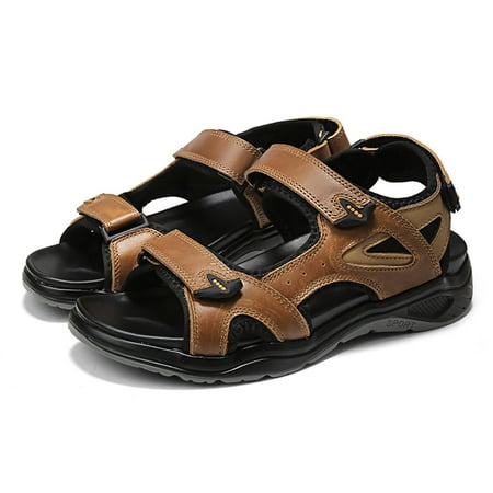Lopsie STREAMNATURE Men s Leather Sandals Hiking Outdoor Water Beach Sports Mens Sandals for Summer with Open Toe Adjustable Straps Brown
Lopsie STREAMNATURE Men s Leather Sandals Hiking Outdoor Water Beach Sports Mens Sandals for Summer with Open Toe Adjustable Straps Brown