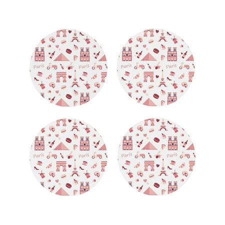Drink Coasters Set of 4 Urban Eiffel Tower Leather Coasters for Coffee Table Protector Heat Resistant Cute Coasters for Home Decor Housewarming Gifts Bar Kitchen 4 Inch Round Shape
Drink Coasters Set of 4 Urban Eiffel Tower Leather Coasters for Coffee Table Protector Heat Resistant Cute Coasters for Home Decor Housewarming Gifts Bar Kitchen 4 Inch Round Shape