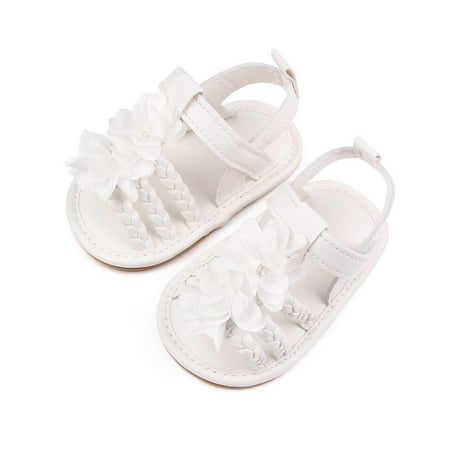 Juebong Toddler Shoes Baby Girls Cute Fashion Rhinestones Weave Hollow Out Bow Non-slip Soft Bottom Sandals White 13
Juebong Toddler Shoes Baby Girls Cute Fashion Rhinestones Weave Hollow Out Bow Non-slip Soft Bottom Sandals White 13