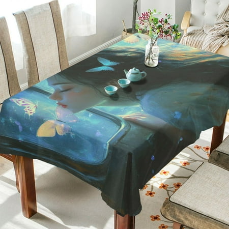 WOBOGO Lass Surrounded by Butterflies Square Tablecloth 60×90in Polyester Fabric Tablecloth Washable Dust Resistant Wrinkle Resistant
WOBOGO Lass Surrounded by Butterflies Square Tablecloth 60×90in Polyester Fabric Tablecloth Washable Dust Resistant Wrinkle Resistant