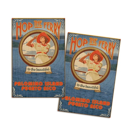 Palomino Island Puerto Rico Hop the Ferry (4x6 Birch Wood Postcards 2-Pack Stationary Rustic Home Wall Decor)
Palomino Island Puerto Rico Hop the Ferry (4x6 Birch Wood Postcards 2-Pack Stationary Rustic Home Wall Decor)