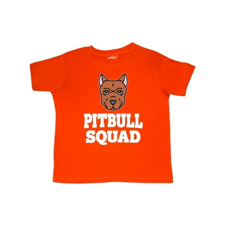 Inktastic Dog Pitbull Squad Gift Toddler Boy or Toddler Girl T-Shirt