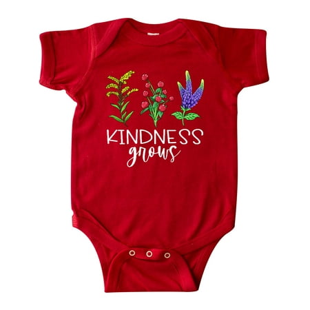 Inktastic Kindness Grows Wildflowers Gift Baby Boy or Baby Girl Bodysuit