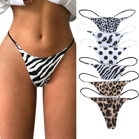sebulube Intimates Women Underwear Women s Printed Underpants Comfort Low-Rise Soft T-Back G-String Panties
sebulube Intimates Women Underwear Women s Printed Underpants Comfort Low-Rise Soft T-Back G-String Panties