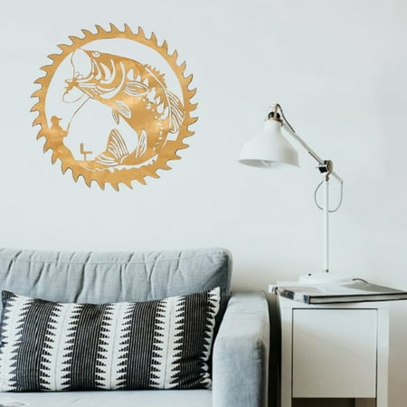 Jiaroswwei Hanging Pendant Realistic Anti-deform Metal 3D Man Fishing Word Circle Wall Decoration for Home
Jiaroswwei Hanging Pendant Realistic Anti-deform Metal 3D Man Fishing Word Circle Wall Decoration for Home