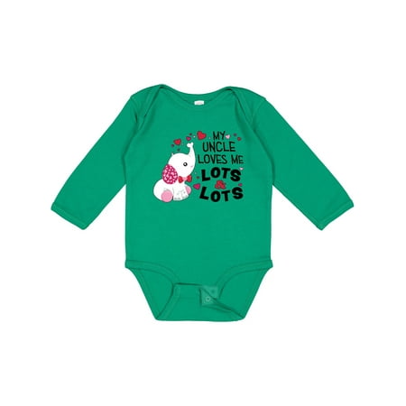 Inktastic My Uncle Loves Me Lots and Lots- Cute Elephant Gift Baby Boy or Baby Girl Long Sleeve Bodysuit
Inktastic My Uncle Loves Me Lots and Lots- Cute Elephant Gift Baby Boy or Baby Girl Long Sleeve Bodysuit