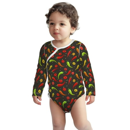 Fotbe Chili2 Pattern Unisex-baby Long-sleeve Bodysuit Long Sleeve Bodysuits One-piece 100% Organic Cotton for Infant Baby Boys Unisex-3 Months
Fotbe Chili2 Pattern Unisex-baby Long-sleeve Bodysuit Long Sleeve Bodysuits One-piece 100% Organic Cotton for Infant Baby Boys Unisex-3 Months