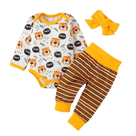 Summer Savings Clearance 2023! PEZHADA Girls Romper Toddler Baby Girls Cartoon Animal Pattern Stripe Long Sleeve Autumn Clothes Yellow 3-6 Month
Summer Savings Clearance 2023! PEZHADA Girls Romper Toddler Baby Girls Cartoon Animal Pattern Stripe Long Sleeve Autumn Clothes Yellow 3-6 Month