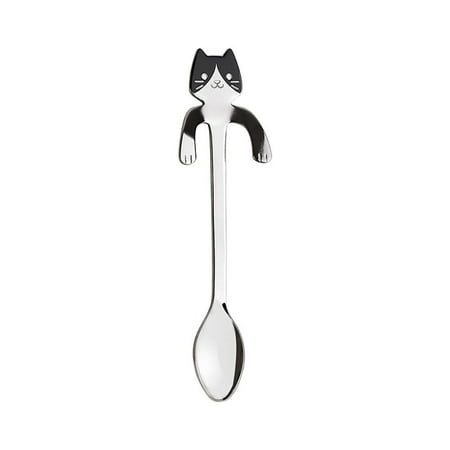 Mini 304 Stainless Steel Cartoon Cat Spoon Long Handle Western Tableware Coffee Drinking Tools Kitchen Tools New Arrival
Mini 304 Stainless Steel Cartoon Cat Spoon Long Handle Western Tableware Coffee Drinking Tools Kitchen Tools New Arrival