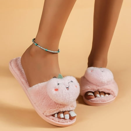 Gubotare Cute Slippers Womens Open Toe House Slippers Soft Cotton Indoor Slippers Slip-on Memory Foam Bedroom Slippers Home Shoes Pink 8
Gubotare Cute Slippers Womens Open Toe House Slippers Soft Cotton Indoor Slippers Slip-on Memory Foam Bedroom Slippers Home Shoes Pink 8