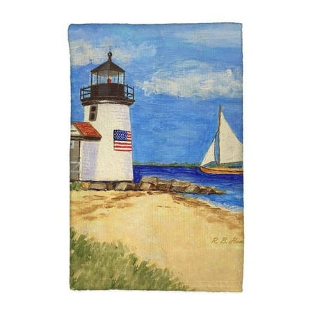 16 x 25 in. Brant Point Lighthouse MA Kitchen Towel