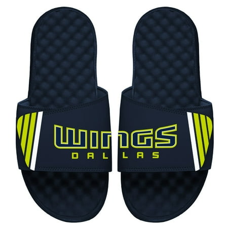 Men s ISlide White Dallas Wings Alternate Jersey Slide Sandals