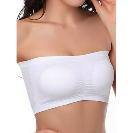 Youweixiong Women Plus Size Stretch Strapless Bra Seamless Chest Wrap Bra Removable Padded Tube Tops
Youweixiong Women Plus Size Stretch Strapless Bra Seamless Chest Wrap Bra Removable Padded Tube Tops