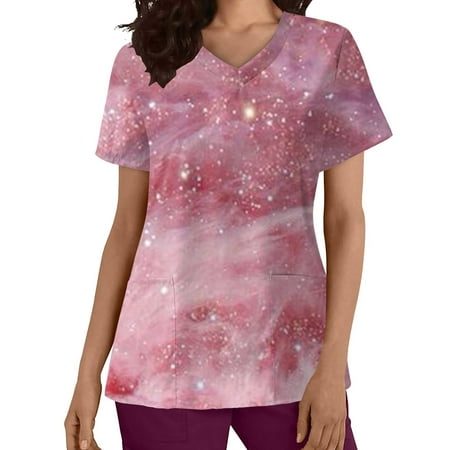 Independence Day Scrubs For Women Tops Plus Size Short Sleeve V Neck Patterned T Shirts Blouse With Pocket Nurse Uniforms Women
Independence Day Scrubs For Women Tops Plus Size Short Sleeve V Neck Patterned T Shirts Blouse With Pocket Nurse Uniforms Women