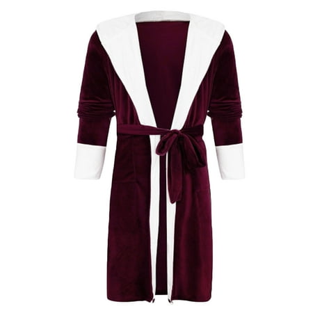 Warm Plush Long Robe Men Fleece Patchwork Casual Waist Tie Cardigan Pocket Long Sleeve Hooded Bathrobe Multicolor XL on Clearance
Warm Plush Long Robe Men Fleece Patchwork Casual Waist Tie Cardigan Pocket Long Sleeve Hooded Bathrobe Multicolor XL on Clearance