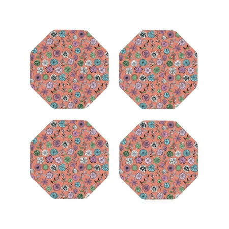 Matuu Color Flowers for Cup Coasters Set of 4 Leather Coasters Desk Coasters for Office Measures 4” x 4”-Octagon
Matuu Color Flowers for Cup Coasters Set of 4 Leather Coasters Desk Coasters for Office Measures 4” x 4”-Octagon