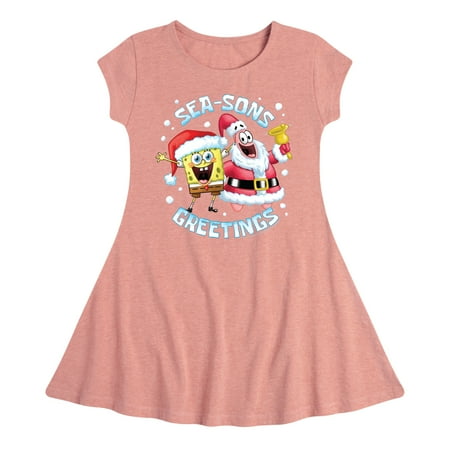 SpongeBob SquarePants - Seasons Greetings - Toddler And Youth Girls Fit And Flare Dress
SpongeBob SquarePants - Seasons Greetings - Toddler And Youth Girls Fit And Flare Dress
