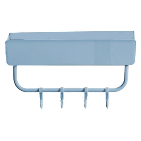 Xyer Wall Mounted Storage Rack with Hooks Plastic Space Saving Bathroom Shelf for Kitchen
Xyer Wall Mounted Storage Rack with Hooks Plastic Space Saving Bathroom Shelf for Kitchen