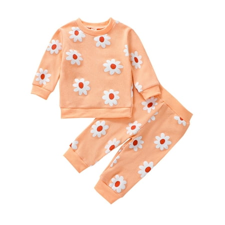Wassery Infant Baby Girl Clothes Flower Print Long Sleeve Crewneck Sweatshirt Tops Long Pants Set 6 12 18 24 Months Newborn Fall Winter 2Pcs Outfit
Wassery Infant Baby Girl Clothes Flower Print Long Sleeve Crewneck Sweatshirt Tops Long Pants Set 6 12 18 24 Months Newborn Fall Winter 2Pcs Outfit