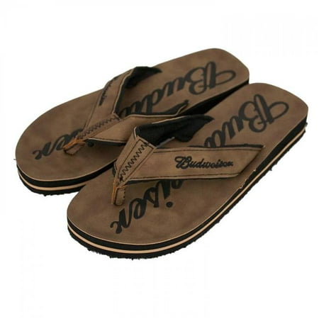 Budweiser 41898-M Budweiser Brown Suede Sandals - Medium