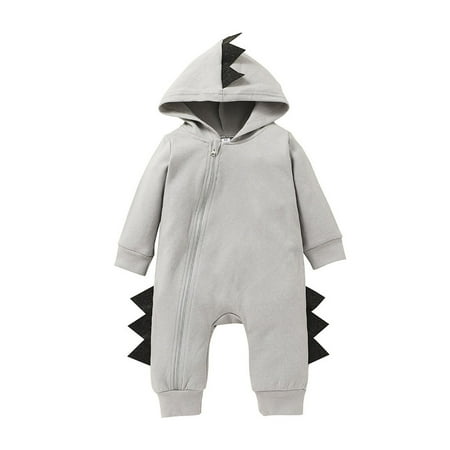 EHTMSAK Newborn Infant Baby Toddler Clothes Long Sleeve Dinosaur Romper for Girl Boy Cotton Winter Warm Zip Up Hooded Jumpsuit Gray 0-24M 68
EHTMSAK Newborn Infant Baby Toddler Clothes Long Sleeve Dinosaur Romper for Girl Boy Cotton Winter Warm Zip Up Hooded Jumpsuit Gray 0-24M 68
