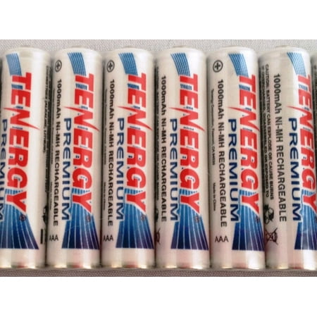 Tenergy Premium AAA NiMH 1000 mAh 1.2 V Rechargeable Batteries - 6 Pack + FREE SHIPPING!