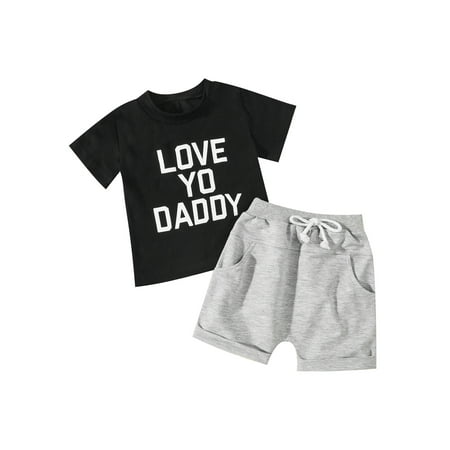 Bagilaanoe 2pcs Toddler Baby Boy Short Pants Set Short Sleeve Letter Print T Shirt Tops + Shorts 6M 12M 18M 24M 3T Kids Casual Summer Outfits
Bagilaanoe 2pcs Toddler Baby Boy Short Pants Set Short Sleeve Letter Print T Shirt Tops + Shorts 6M 12M 18M 24M 3T Kids Casual Summer Outfits