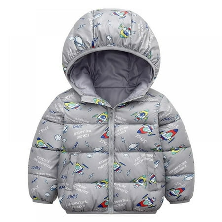 Baby Boys Girls Winter Jacket Down Cotton Windproof Warm Winter Coats With Cute Rocket Printed 1-6Y
Baby Boys Girls Winter Jacket Down Cotton Windproof Warm Winter Coats With Cute Rocket Printed 1-6Y