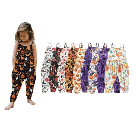 wybzd Toddler Baby Girl Halloween Sleeveless Straps Backless Jumpsuit Bodysuit Romper Long Legs Outfits White 6T
wybzd Toddler Baby Girl Halloween Sleeveless Straps Backless Jumpsuit Bodysuit Romper Long Legs Outfits White 6T
