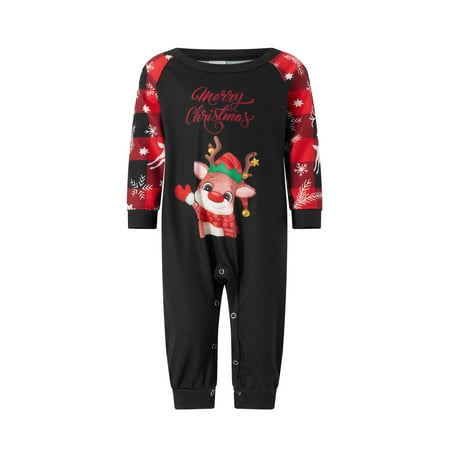 Family Matching Christmas Pajamas Elk Letter Print Tops+Tree Snowflake Deer Plaid Printed Elastic Waist Pants Set/Romper Sleepwear
Family Matching Christmas Pajamas Elk Letter Print Tops+Tree Snowflake Deer Plaid Printed Elastic Waist Pants Set/Romper Sleepwear