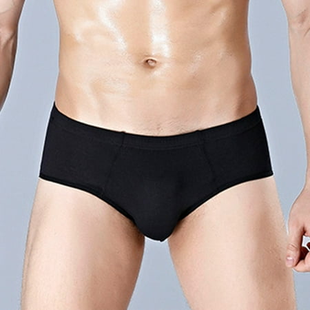 Men Modal Thongs Briefs Low-rise G String Pouch T-back Underwear Panties