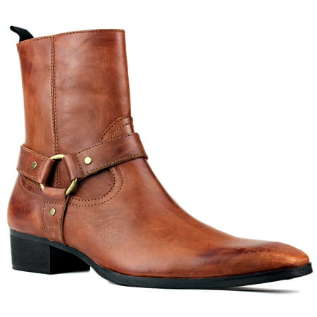 OSSTONE Dress Boots Chelsea Designer Boots for Men Zipper-up Leather Casual Heel Shoes JY018-Brown-10.5 Brown
OSSTONE Dress Boots Chelsea Designer Boots for Men Zipper-up Leather Casual Heel Shoes JY018-Brown-10.5 Brown
