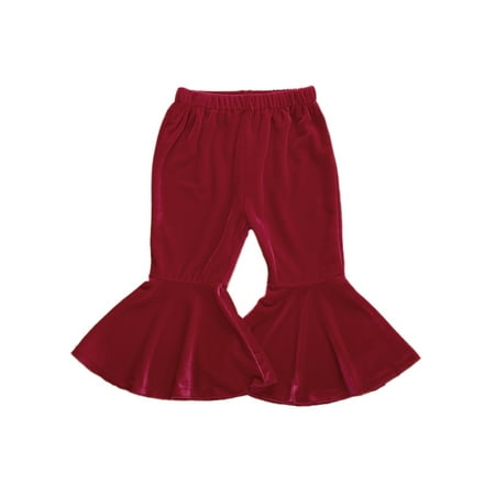 Sunisery Kids Toddler Infant Baby Girl Velvet Solid Color Elastic Waistband Flare Pants Wine Red 4-5 Years
Sunisery Kids Toddler Infant Baby Girl Velvet Solid Color Elastic Waistband Flare Pants Wine Red 4-5 Years