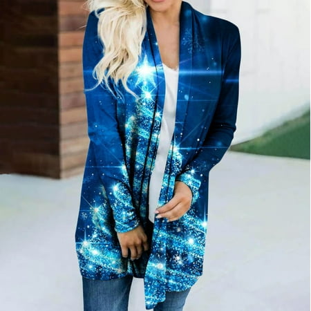 jsaierl Christmas Cardigan for Women Open Front Long Sleeve Shirts Tree Print Tops Lightweight Casual Fall Christmas Gift for Women
jsaierl Christmas Cardigan for Women Open Front Long Sleeve Shirts Tree Print Tops Lightweight Casual Fall Christmas Gift for Women