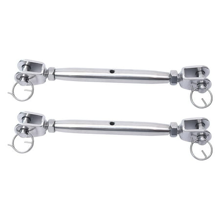 Goodhd 2PCS Stainless Steel Turnbuckle M6 Medifier Turnbuckle for Sailing Boat Awnings
Goodhd 2PCS Stainless Steel Turnbuckle M6 Medifier Turnbuckle for Sailing Boat Awnings