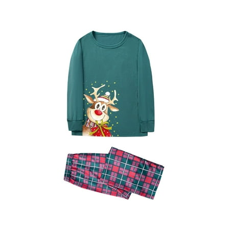 Matching Family Pajamas Sets Christmas Deer And Gift Top And Plaid Pants Homewear For Kids
Matching Family Pajamas Sets Christmas Deer And Gift Top And Plaid Pants Homewear For Kids
