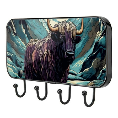 Yak Animal Self Adhesive Towel Coat Wood Iron Hooks for Home Keys Door Outdoor Home Improvement Utility Hook
Yak Animal Self Adhesive Towel Coat Wood Iron Hooks for Home Keys Door Outdoor Home Improvement Utility Hook
