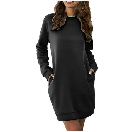 Awdenio Hood Dress for Women Summer Casual Loose Full Sleeve Pocket Rround Collar Solid Dress Size S-4XL
Awdenio Hood Dress for Women Summer Casual Loose Full Sleeve Pocket Rround Collar Solid Dress Size S-4XL