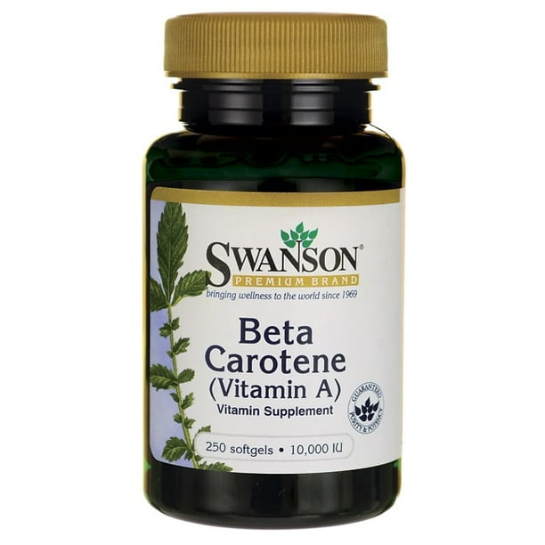 Swanson Beta-Carotene 10,000 Iu 250 Softgels