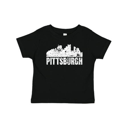 Inktastic Pittsburgh Skyline Grunge Gift Baby Boy or Baby Girl T-Shirt