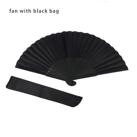 8.27 (21cm) Home Party Decoration Dance Props Desktop Ornament Bamboo Fans Ribs Chinese Style Hand Held Black Silk Folding Fan FAN WITH BLACK BAG
8.27 (21cm) Home Party Decoration Dance Props Desktop Ornament Bamboo Fans Ribs Chinese Style Hand Held Black Silk Folding Fan FAN WITH BLACK BAG