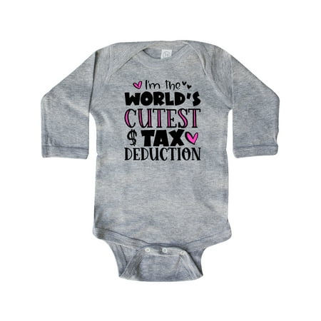 Inktastic I m the Worlds Cutest Tax Deduction Pink Hearts Gift Baby Boy or Baby Girl Long Sleeve Bodysuit
Inktastic I m the Worlds Cutest Tax Deduction Pink Hearts Gift Baby Boy or Baby Girl Long Sleeve Bodysuit